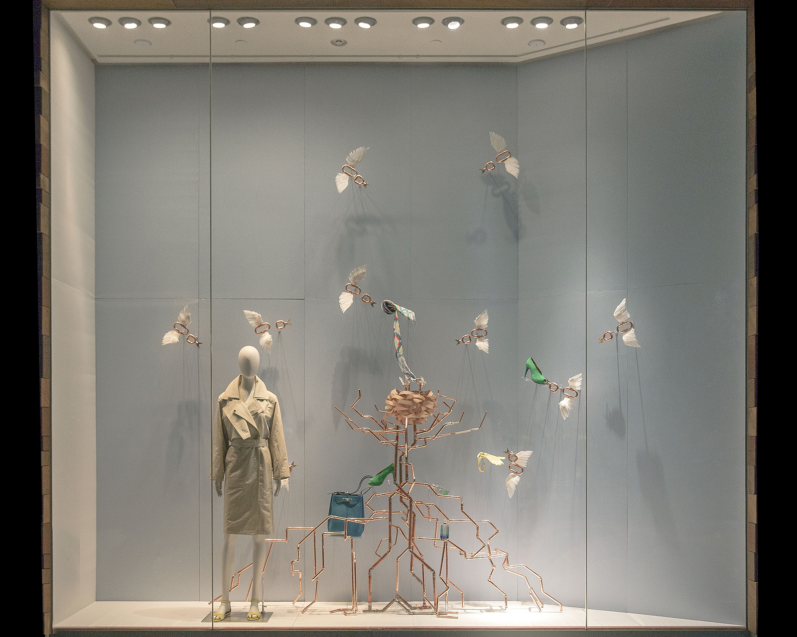 Hermès window display Winter 2013-2014 by Design Systems Ltd, China